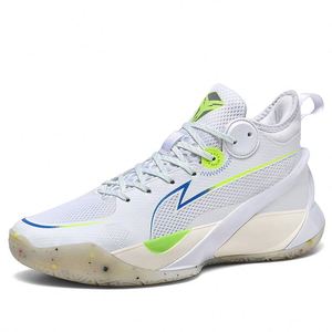 Chaussures de basketball montantes pour hommes et femmes, style basket, à lacets, en maille respirante, pour le sport, l'extérieur et l'entraînement des étudiants - Product Image 1
