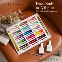 Ensemble de vernis à ongles en gel UV 135 couleurs/sets OEM ODM rose, violet, vert, haute qualité, vernis à ongles en gel à retirer par trempage, végan, non toxique