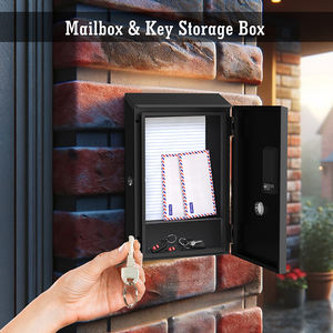 Boîte aux lettres murale moderne et étanche pour l'extérieur avec serrure numérique intelligente Boîte aux lettres en métal - Product Image 5