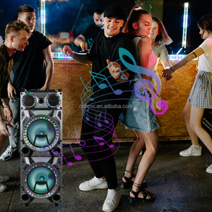 CH-8212 double 12 pouces en bois Home Party <span class=keywords><strong>DJ</strong></span> Audio PA haut-parleurs actifs alimentés systèmes de son professionnels divertissement en plein air - Product Image 6