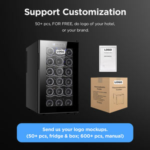 Enfriador de <span class=keywords><strong>Vino</strong></span> <span class=keywords><strong>El</strong></span>éctrico Inteligente de Alta Calidad con Capacidad para 18 Botellas, Diseño Independiente, 46L, para Uso Doméstico y Hotelero - Product Image 5