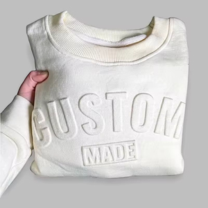 Men's Blank Heavy 280g Embossed <strong>T</strong>-<strong>shirt</strong> High Quality Oversized Graphic <strong>T</strong>-<strong>shirt</strong> Custom <strong>3D</strong> Embroidery Print Boxy Men's <strong>T</strong>-<strong>shirt</strong> - Product Image 4