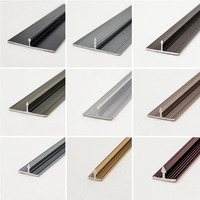 Profilé d'angle décoratif en laiton pour carrelage céramique, style moderne, bord incurvé, en forme de L ou de U
