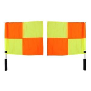 Drapeau d'arbitre de football à carreaux de haute qualité pour entraînement et matchs en extérieur, vente en gros, approvisionnement direct - Product Image 1