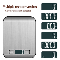 La báscula de cocina más popular, alta precisión, 5kg, báscula de cocina inteligente para alimentos, báscula de cocina Digital