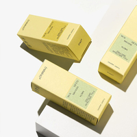 Boîte en papier recyclable personnalisée de haute qualité avec gaufrage, doublure en mousse et conception à rabat pour l'emballage cosmétique de crème contour des yeux