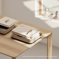 Tendance 2026 : Cuiseur Électrique Multifonction 2-en-1 1300W avec Plaque de Cuisson Amovible et Contrôle Mécanique de la Température (PTFE) pour Usage Domestique
