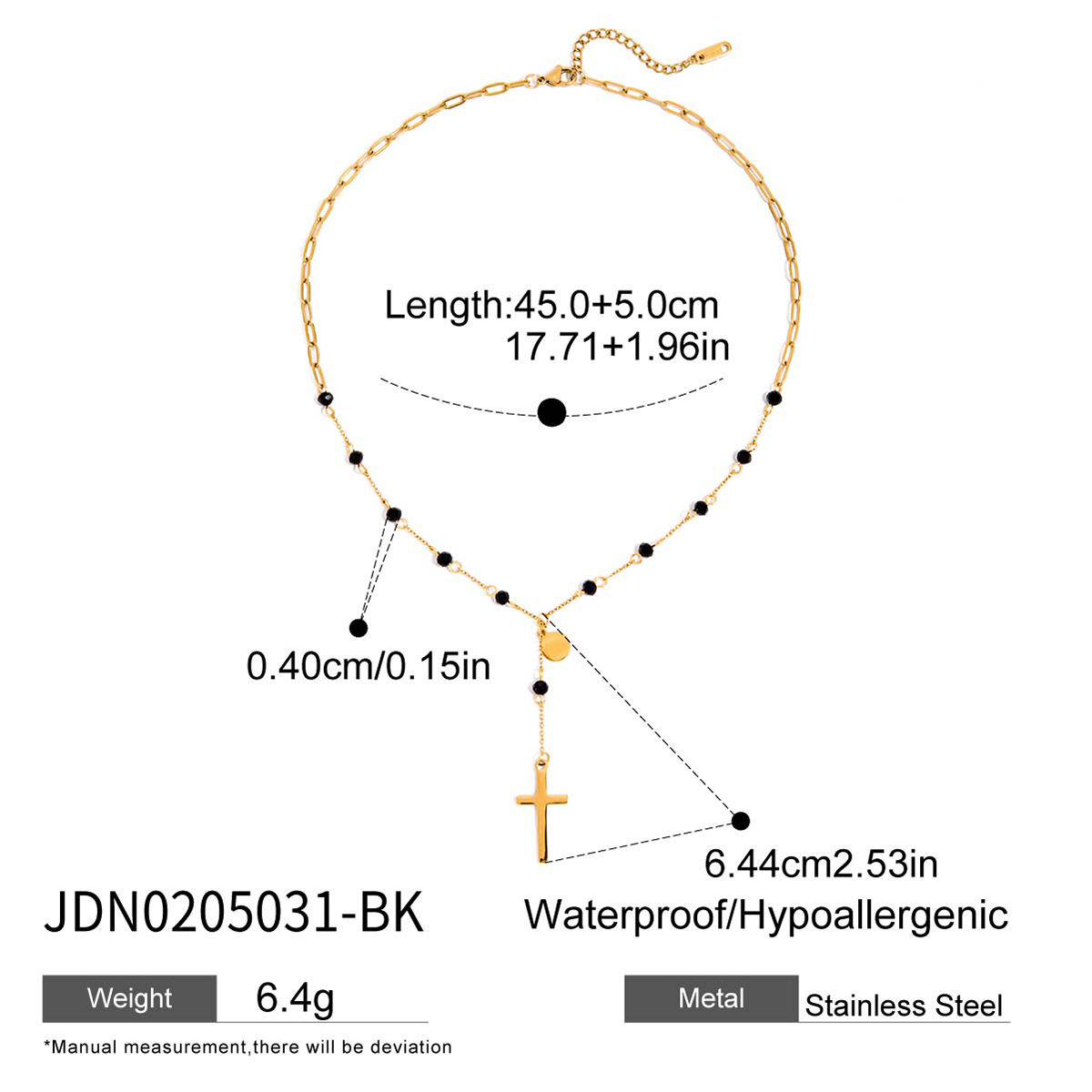 JDN0205031-BK Oro 18K