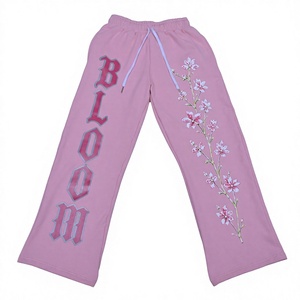 Pantalones Deportivos de Forro Polar Bordados con Logotipo Personalizado, Pantalones Deportivos Cálidos al por Mayor, Fabricante de Ropa Casual - Product Image 1