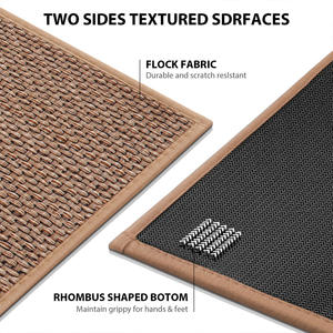 พรมปูพื้นห้องครัวทรงสี่เหลี่ยมผืนผ้า ทำจากเส้นใยโพลีเอสเตอร์ กันลื่น ซักได้ เหมาะสำหรับร้านอาหารและห้องครัว - Product Image 5