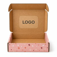 Boîte d'expédition en carton ondulé personnalisée, boîte d'emballage pliable en papier kraft pour le commerce électronique, la vente au détail et les cadeaux par abonnement