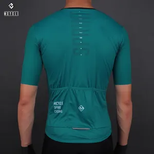 Roupas esportivas Mcycle com corte a laser, camisas e tops 100% unissex para ciclismo e absorção de umidade, 10 peças