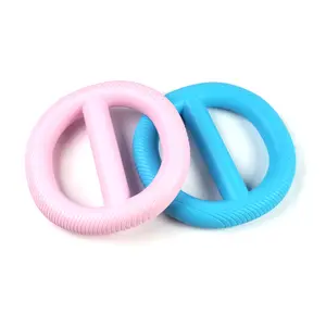 Logo personalizzato 5/7/10LBS copertura in Silicone Iron Strength Training Yoga Pilates manubri Power Rings