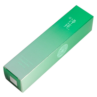 Boîte en papier portable argentée, découpée au laser, avec impression numérique UV couleur flexographique 8 couleurs et encre à base de soja, pour crème visage et produits de soin de la peau