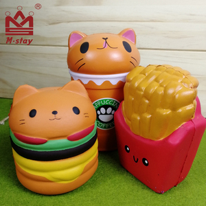 TOYSRUNNER Set de 3 Juguetes Blandos Gigantes de Comida para Niños de 5 a 7 Años, de Levantamiento Lento, para Aliviar el Estrés, Hechos de PVC, Espuma de PU y Silicona, con Forma de Hamburguesa - Product Image 5