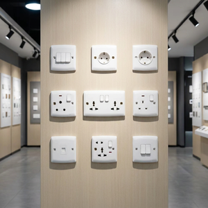 Wholesale Multi-functional 250v Electric Power Universal <strong>Uk</strong> Standard Wall Switch Socket for Home Office Use - Product Image 2