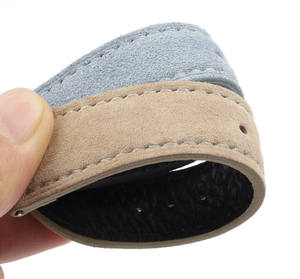 حزام ساعة من الجلد الطبيعي عتيق الطراز من ليونورم، مصنوع يدويًا، 18/20/22/24 مم، مشبك دبوس، أحزمة بديلة من جلد البقر تناسب معظم الساعات - Product Image 6