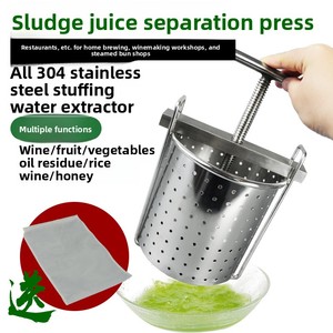CH026 304 Stainless Steel Manual Juice Extractor Grape Fruit <strong>Vegetable</strong> <strong>Juicer</strong> Pulp Separator Fruit Processing Plant - Product Image 5