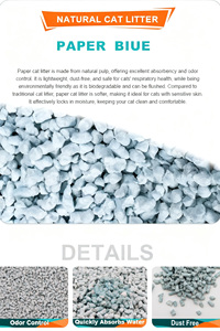 ดงไนพีทส์ ทรายแมวกระดาษย่อยสลายได้ น้ำหนักเบา เป็นมิตรต่อสิ่งแวดล้อม 3 กก. รูปทรงแถบแบบเผาไหม้ได้ - Product Image 4