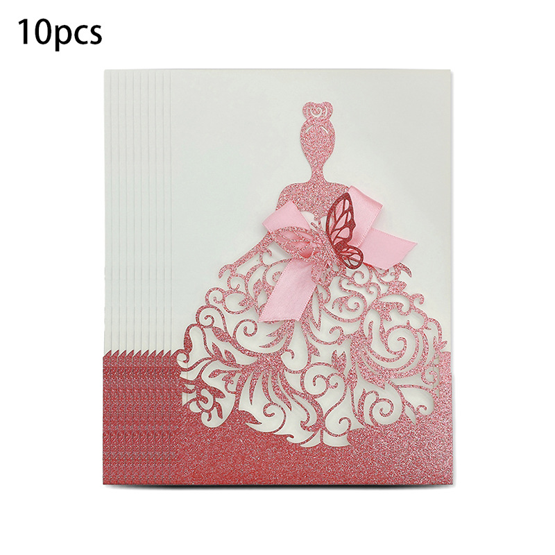 Tarjeta de invitación de princesa [oro rosa]