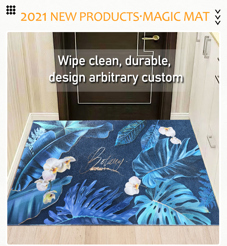 Anti Slip Washable 3D Printing Sublimation Blanks Anti-fatigue door mat(图1)