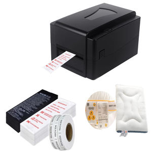 Stiker PET 203-300DPI emas perak Printer mendukung berbagai Label mesin cetak emas dan HITAM Label Transfer termal - Product Image 5