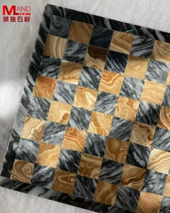 Nhà Máy bán hàng trực tiếp tùy chỉnh đá cẩm thạch tự nhiên sang trọng đá ngọc cao cấp bàn cờ - Product Image 6