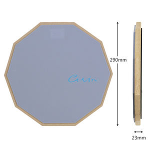 Pad d'entraînement silencieux personnalisable anti-vibration et anti-bruit en silicone de 12 pouces avec support en aluminium pour batteurs - Product Image 5