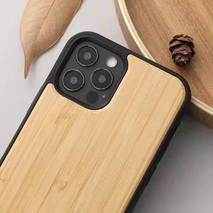 Esclusiva custodia protettiva antiurto in vero legno naturale per <span class=keywords><strong>iPhone</strong></span> 11 12 12 13 15 16 17 Plus Pro Max custodia per telefono - Product Image 2