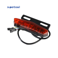 Superbsail OUXI V8 Ebike Accessoires Feu arrière Ebike Feu arrière Feu arrière Avertissement de sécurité Vélo électrique Pièces de rechange pour OUXI V8