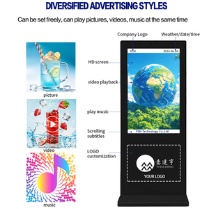 Pantalla LCD para Exteriores, Resistente al Agua IP65, 55 Pulgadas, 3000 Nits, Legible bajo la Luz Solar, para Publicidad, Venta al Por Mayor - Product Image 2