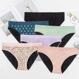 شعار مخصص فتاة قابل للغسل فترة الملابس الداخلية النساء القطن تسرب برهان السراويل الحيض حماية الفترة الملابس الداخلية - Product Image 2