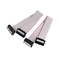2,54mm Pitch FC 10Pin Cable de datos de cinta plana gris 30cm para DC3 IDC Macho Header
