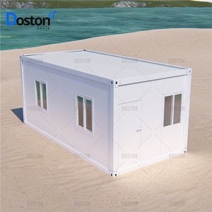 Casa de contenedores prefabricada de acero sostenible de nueva moda, diseño moderno, resistente a terremotos, respetuoso con el medio ambiente, baño, supermercado - Product Image 1