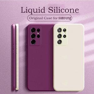 Nueva Funda de Silicona Líquida Antigolpes para Teléfono Samsung <span class=keywords><strong>Galaxy</strong></span> S23 S22 S21 Ultra S20 <span class=keywords><strong>S10</strong></span> 8 Plus FE Note 9 10 Note 20 - Product Image 2