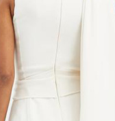 Robes Midi Blanches Élégantes et Formelles Sans Manches pour Femme - Product Image 6