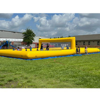 Terrain de jeu portable gonflable pour volley-ball aquatique