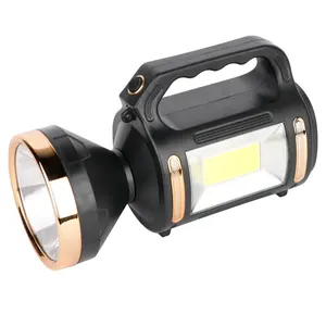 High Lumen Portable Handheld Search Flashlight USB rechargeable LED light waterproof camping lantern with power bank