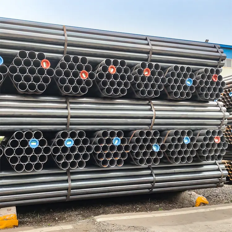 ASTM A253 schedule 40 carbon 32mm erw API5CT round 6m length steel pipe black pipes