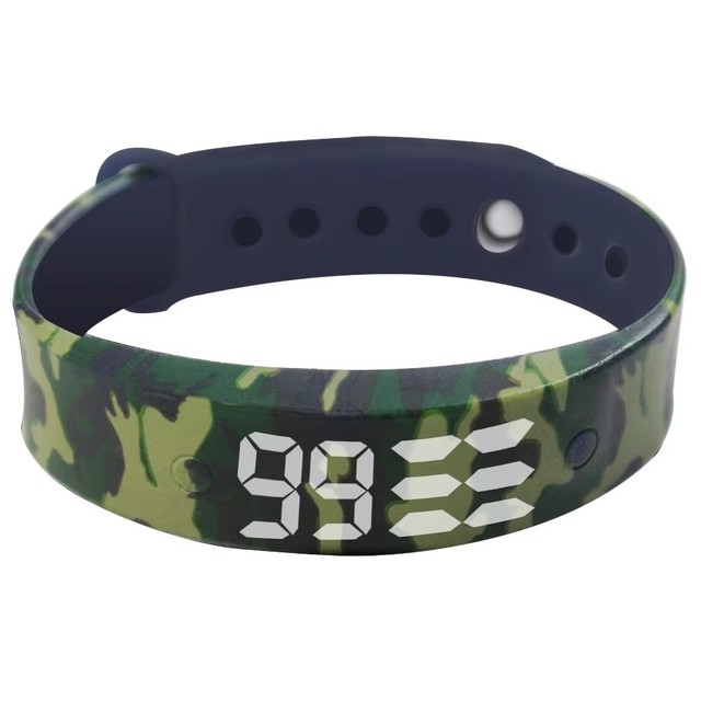 Waterproof Vibrating 15 Alarms + Countdown Timer Wristwatch Sports/Medicine/Meeting/Potty Reminders