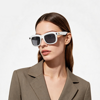 Lunettes de soleil avec haut-parleur sans fil BT 5.3, caméra 4K 800W, double microphone, enregistrement photo et vidéo, chat IA, traduction en temps réel, WiFi