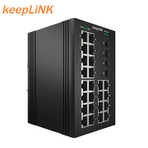 24 Port <strong>Ethernet</strong> 4 Port SFP Full Gigabit Layer 2 Industrial <strong>Ethernet</strong> DC Managed DIN-rail Switch Security <strong>System</strong> - Product Image 2