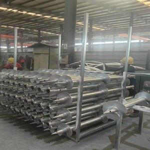 ระบบยึดแผงโซลาร์เซลล์บนพื้นดินแบบสกรูยึดเสา  ทำจากอลูมิเนียมอัลลอยด์และเหล็กกล้าคาร์บอนชุบสังกะสีแบบจุ่มร้อน ราคาประหยัด รับน้ำหนักลมได้ 60 เมตร/วินาที - Product Image 2