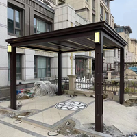 Ensemble de jardin pour patio au design moderne Pergola de jardin en aluminium pour l'extérieur