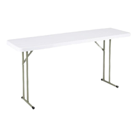 Ensemble de salle à manger moderne en plastique HDPE de haute qualité, durable, imperméable, pliable, chaises portables pour l'extérieur, pour hôtel, parc