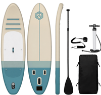 Planche à pagaie gonflable en PVC, accessoires pour planche SUP, antidérapante, minimaliste, portable, pour adultes et jeunes, tous niveaux, Sunny
