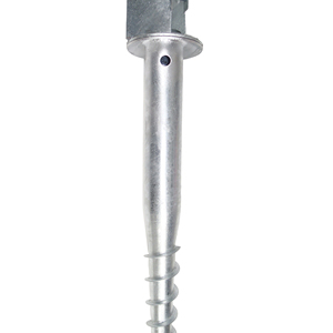 Hot-<b>Dipped</b> Galvanized No Dig Ground Screw Pile for Foundation Support - Product Image 5
