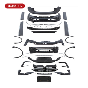 Kit de carrocería MAISALUN para <span class=keywords><strong>Volkswagen</strong></span> VW <span class=keywords><strong>Tiguan</strong></span> 2022 actualización a kit de carrocería <span class=keywords><strong>R</strong></span>-<span class=keywords><strong>line</strong></span> con faldones laterales de parachoques trasero de parachoques delantero - Product Image 1