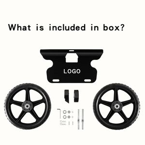 Kit de Ruedas para Nevera Portátil Rotomoldeada de 12 Pulgadas, Eje de Acero de Aleación de Hierro de Alta Resistencia con Capacidad de +20 kg, Correas con Bloqueo de Leva, Para Todas las Estaciones, Uso Doméstico - Product Image 4