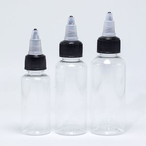 Botellas de Plástico PET Vacías de 30ml, 60ml, 100ml y 120ml con Tapa Giratoria para Tinta de Tatuaje, Gotero de Pigmento y Dispensador de Aceite - Product Image 5